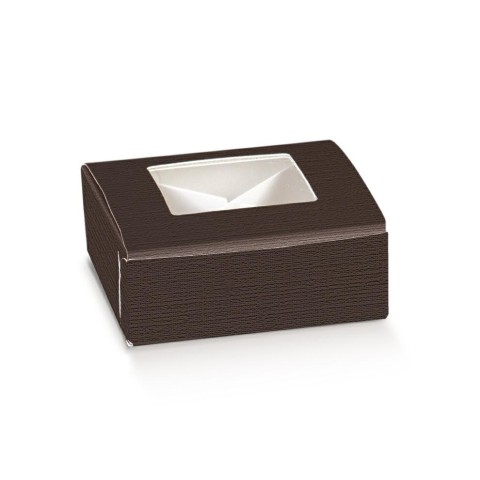 PRATICA CF 80X80X30 FIBRA MARRONE